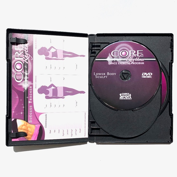 🦋 Core Rhythms Dance Exercise Program Body Sculpting Collection 3-Disc DVD Set - Picture 3 of 4